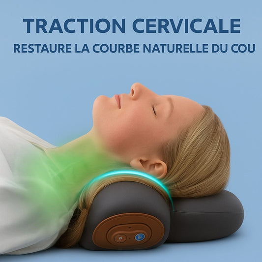 Mellia Oreiller™ Officiel | Appareil de massage par traction
