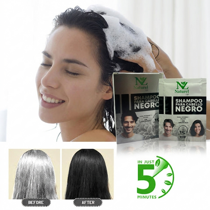 Shampoo Anticanas Negro Naturel™ CAJA x10